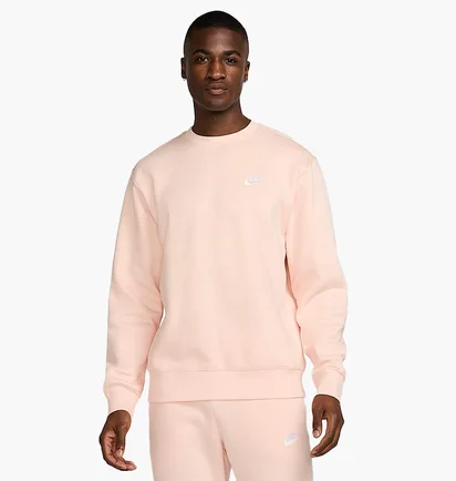 Свитшот мужской Nike Nsw Club Crew Pink BV2662-664