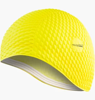Шапочка для плавания женская Aqua Speed Bombastic Yellow 104-18