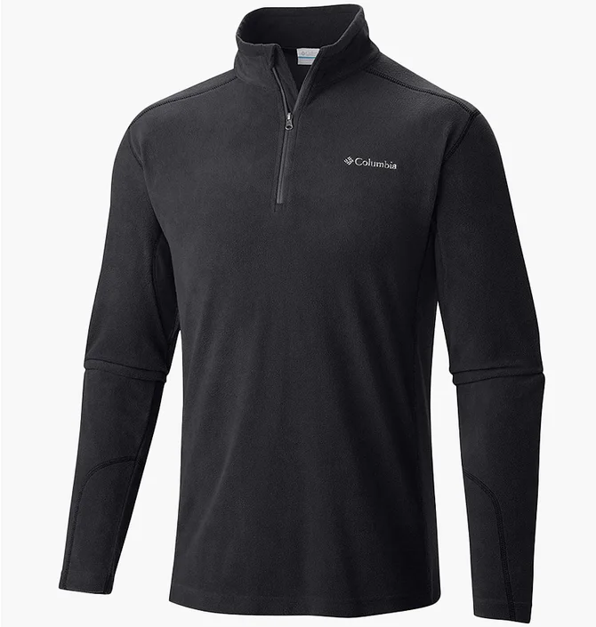 Кофта мужская Columbia Klamath Range Ii Half Zip Black AM6558-010