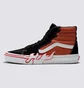 Кеды унисекс Vans Sk8-Hi Flame Shoe Red/Black VN0005UJGWP