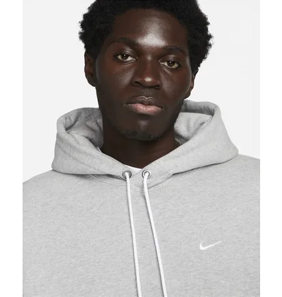 Худи мужские Nike Solo Swoosh Hoodie Grey DX1355-063