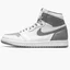 Кроссовки мужские Air Jordan 1 Retro High Og White/Grey 555088-037