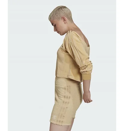 Свитшот женский Adidas Off Shoulder Sweatshirt Beige H18839