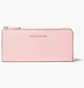 Кошелек женский Michael Kors Jet Set Travel Large Saffiano Leather Quarter-Zip Wallet Pink 35T6GTVE3L-POWDER-BLUSH-21838