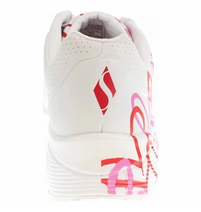 Кроссовки женские Skechers Uno Spread The Love White 155507-WRPK