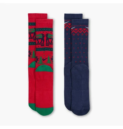 Носки Nike Everyday Plush Cushioned Winter Wonderland (2 пары) Multi HV6939-900