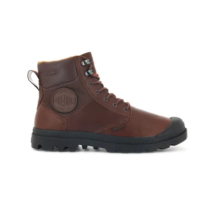 Черевики чоловічі Palladium Pampa Shield Wp+ Lth Brown 76844-257-M