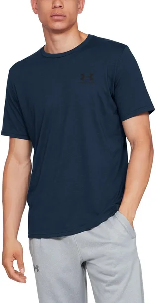 Футболка мужская Under Armour Sportstyle Lc Ss Blue 1326799-408
