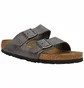 Тапочки мужские BIRKENSTOCK Arizona Oiled Leather Soft Footbed Sandals Grey 552801