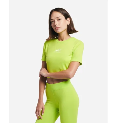 Футболка женская Nike Nsw Air Slim Tee Cropped Green Dn5852-321