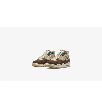 Кроссовки детские Air Jordan 4 Retro Cacao Wow Olive/Brown FB2214-200
