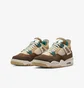 Кроссовки детские Air Jordan 4 Retro Cacao Wow Olive/Brown FB2214-200
