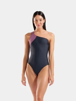 Купальник жіночий Arena Solid Single Shoulder Black 011323-509