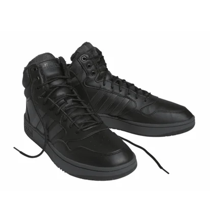 Кросівки чоловічі Adidas Hoops 3.0 Mid Winterized Black GW6421