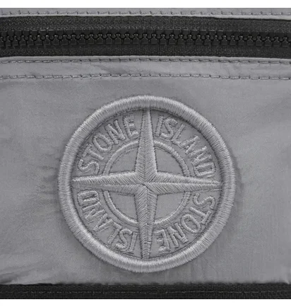 Сумка чоловіча Stone Island Nylon Metal In Econyl Pouch Grey K1S159200908S0076-V0061