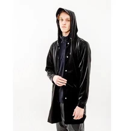 Пальто жіноче Rains Jackets Black 1834-VELVETBLACK