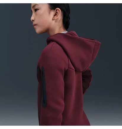Толстовка детская Nike Sportswear Tech Fleece Bordo HV5867-653