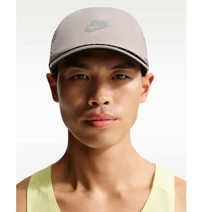 Кепка унісекс Nike Pro Dri-Fit Unstructured Swoosh Run Grey IO8269-009