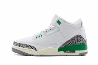 Кроссовки женские Air Jordan Brand Air 3 Wmns „Lucky Green” White CK9246-136