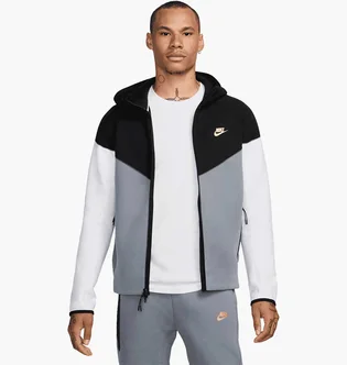 Толстовка чоловіча Nike Tech Fleece Grey/Black FZ4709-011