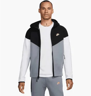 Толстовка чоловіча Nike Tech Fleece Grey/Black FZ4709-011