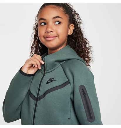 Толстовка детская Nike Sportswear Tech Fleece Green HV8695-338