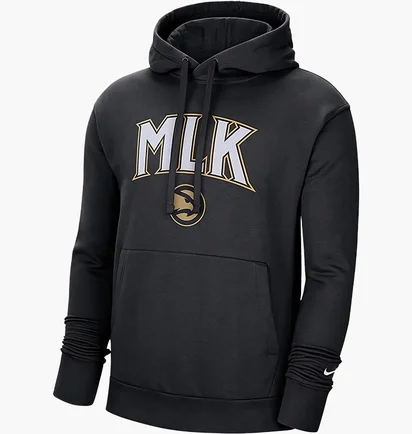 Худі чоловіче Nike Nba Atlanta Hawks City Edition Black CN2528-010