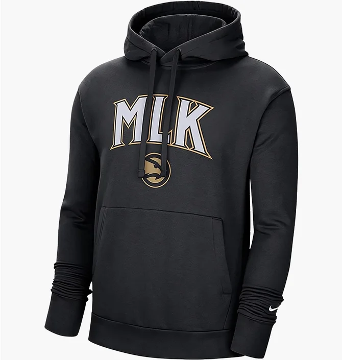 Худі чоловіче Nike Nba Atlanta Hawks City Edition Black CN2528-010