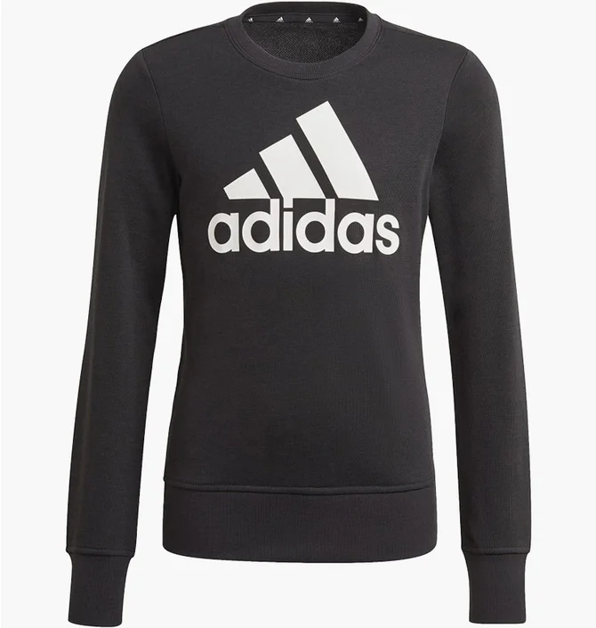 Свитшот детский Adidas Older Girls Adidas Logo Sweatshirt Black GP0040