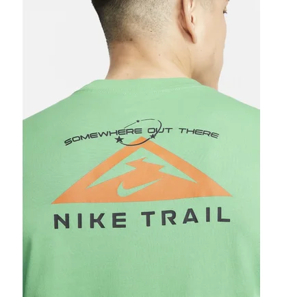 Футболка мужская Nike Trail Dri-Fit Running T-Shirt Turquoise FD0120-363