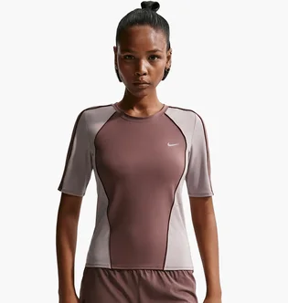 Футболка женская Nike W Nk Swift Df Ss Top Nv Beige IQ0173-502
