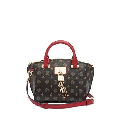 Сумка жіноча Dkny Elissa Mini Heritage Logo Satchel Black R93DJC28