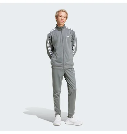 Спортивный костюм мужской Adidas Basic 3-Stripes Tricot Track Suit Grey IY6649