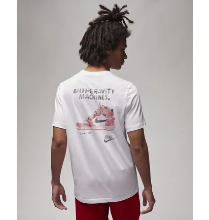 Футболка мужская Air Jordan Brand Jfx Ss Crew2 White FD7029-100