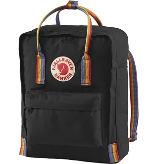 Рюкзак унисекс Fjallraven Kanken Rainbow Black 23620.550-907