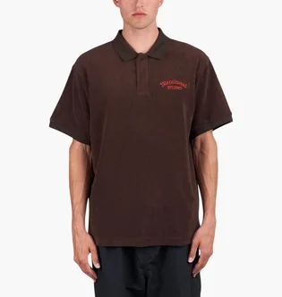 Поло чоловіче Metalwood Medieval Terry Polo Brown MWS25-04-03-DCH