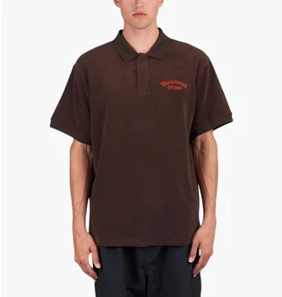 Поло чоловіче Metalwood Studio Medieval Terry Polo Brown MWS25-04-03-DCH