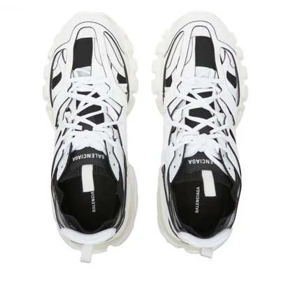 Кроссовки мужские Balenciaga Track Sock Sneaker White 736330-W3SKC-9010