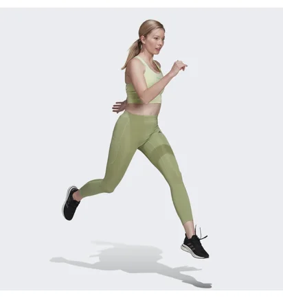 Лосины женские Adidas Fastimpact Running 7/8 Tights Green Hd7056