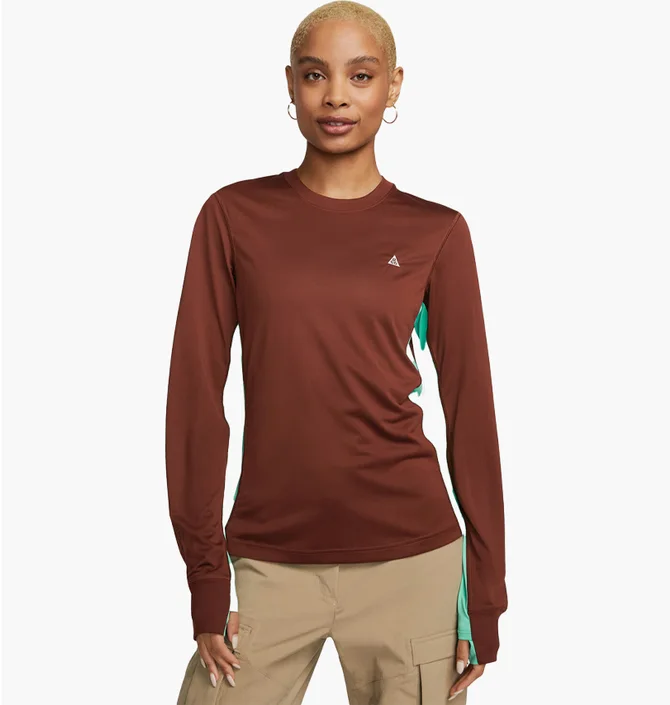 Лонгслів жіночий Nike Acg Dri-Fit Adv Goat Rock Brown DQ5852-217