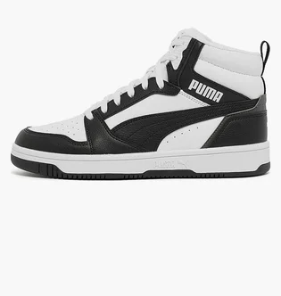 Кроссовки детские Puma Rebound V6 Mid Black/White 393831-01
