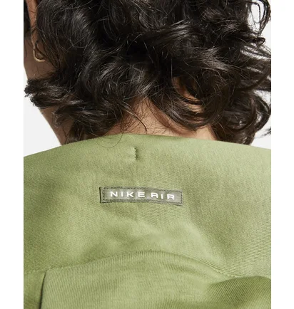 Толстовка жіноча Nike Air Shine Full-Zip Fleece Hoodie Olive Dq6579-334