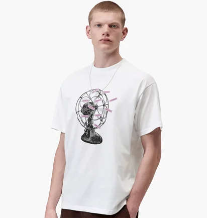 Футболка мужская Carhartt WIP Fan White I036900-02XX
