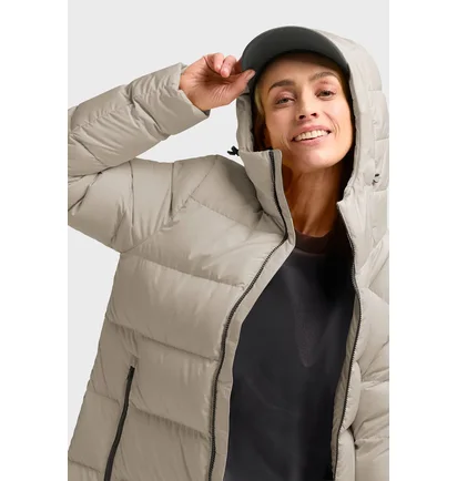 Пуховик жіночий Jack Wolfskin Frozen Palace Beige 1204133A-0056