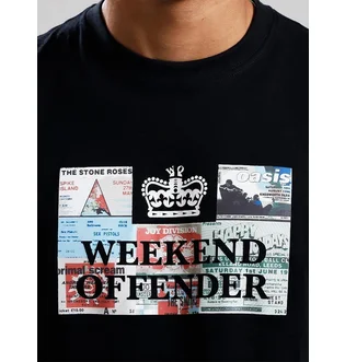 Футболка чоловіча Weekend Offender Tickets Black WOSPT1904-BLACK