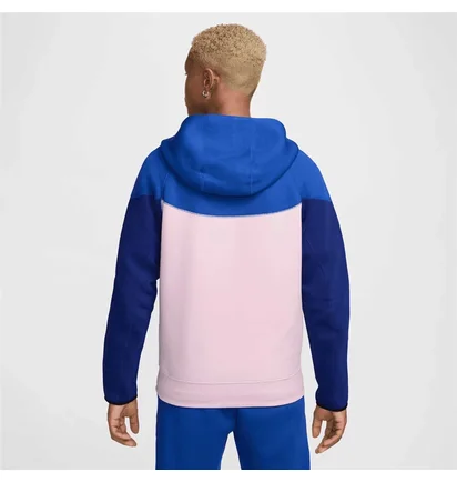 Толстовка мужская Nike Tech Fleece Blue/Pink FZ4709-480