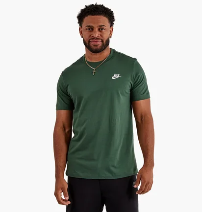 Футболка чоловіча Nike Club Tee Green AR4997-323