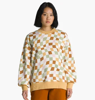 Світшот жіночий Vans Club Slouchy Crew Sweatshirt Beige VN000A7HOC2