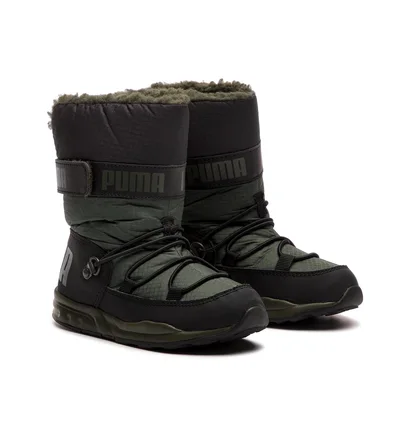 Сапоги детские Puma Trinomic Boot Green/Brown 363978-04