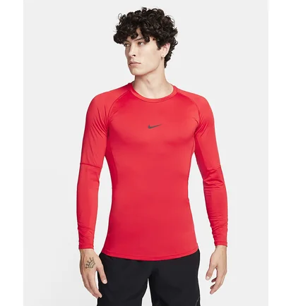Лонгслив мужской Nike Pro Dri-Fit Fitness-Longsleeve Red FB7919-657